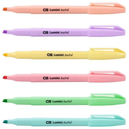 Escolar destaca texto cis lumini ton pastel
