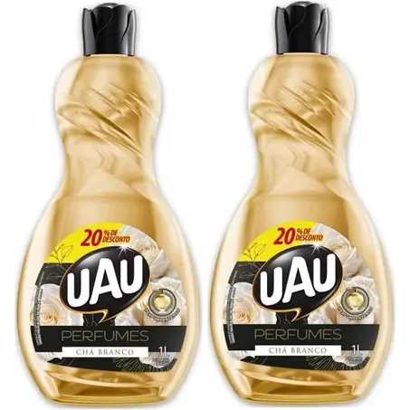 Limpador Uau 1.8l 20 Desc Perfumado Perfumes Cha Branco Promo