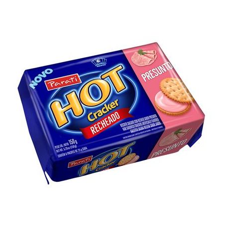 BISCOITO PARATI HOT  CRACKER DE PRESUNTO 150G
