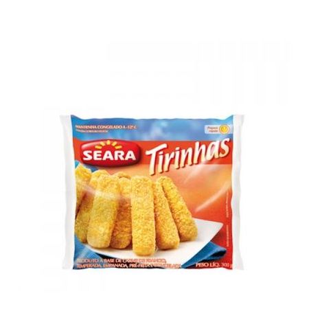 Tirinhas de Frango Seara Empanadas Congeladas Pacote 300G