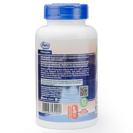 ALPHA ÔMEGA 3 ALASCA 1000MG 60 CAPSULAS UNILIFE 360-1