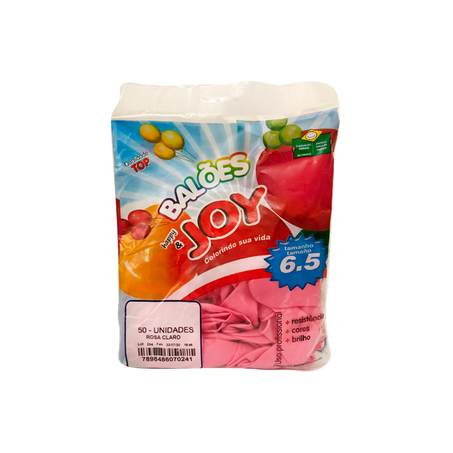 BALAO JOY LISO 6,5 X25 PINK