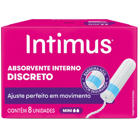 ABSORVENTE INTIMUS INTERNO MINI 8UN