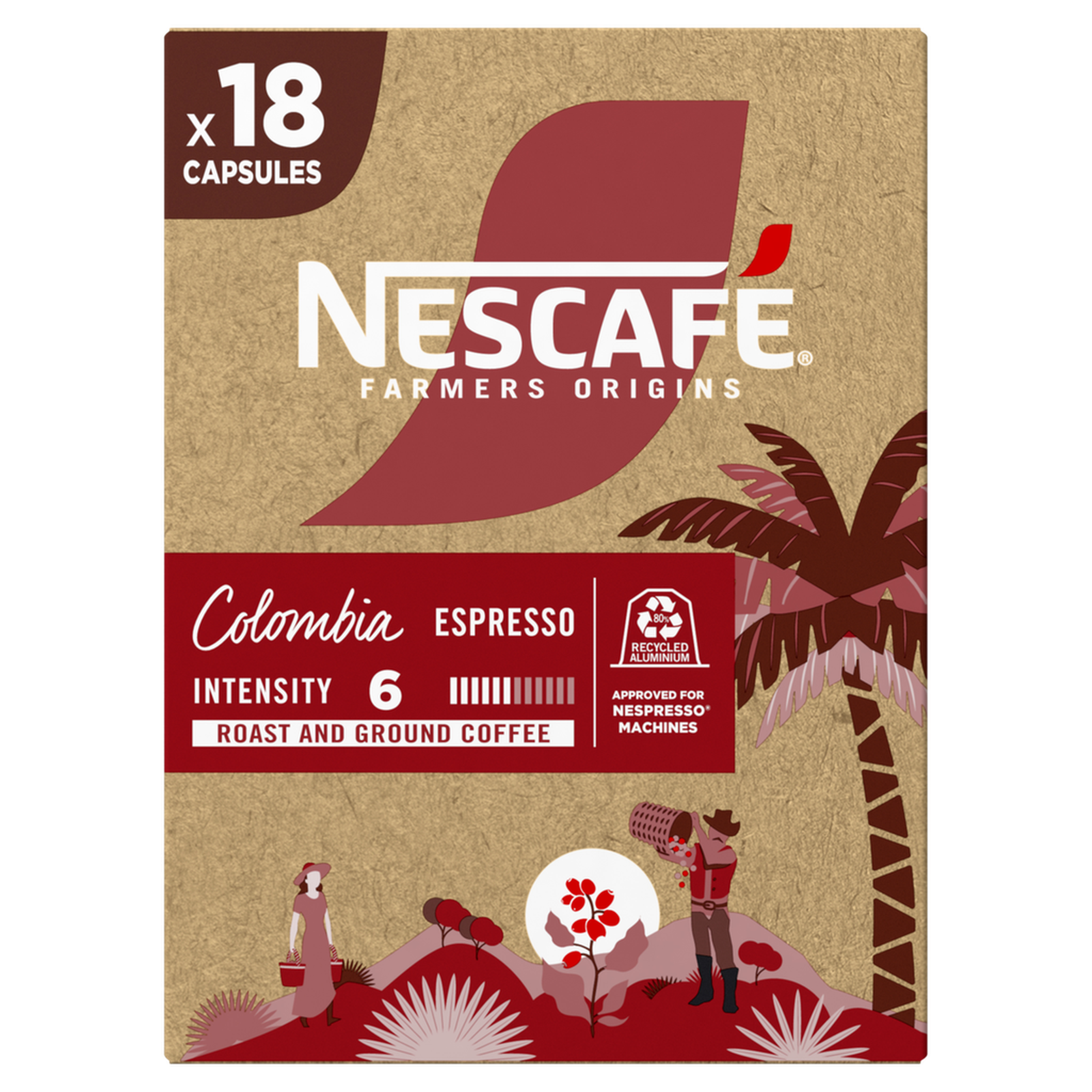 Café Em Cápsula 100 Arábica Espresso Colômbia Nescafé Farmers