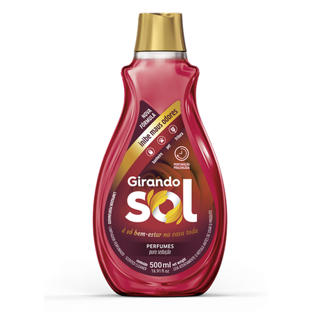 Limpador girando sol pura seducao 500ml
