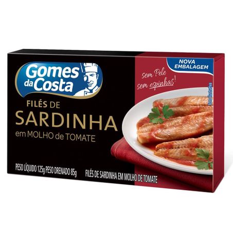 File sard gomes costa 125g tomate