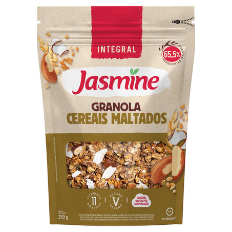 Granola Jasmine 250g - Cereais Maltados - Com Castanha-do-pará