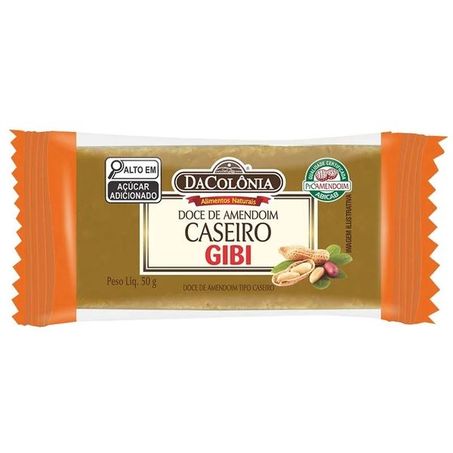 Doce de amendoim caseiro da colônia gibi 50g