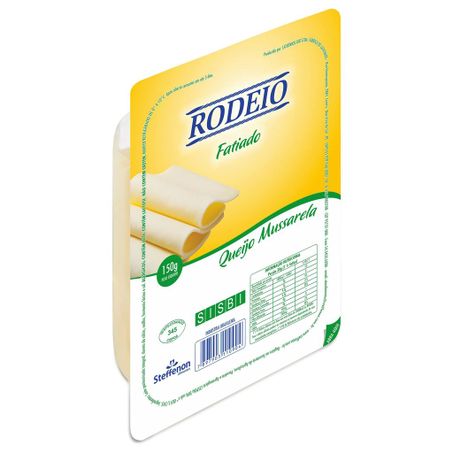 Queijo rodeio 150g mussarela fatiado