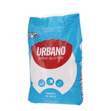 Farinha de Arroz Urbano Sem Glúten Pacote 1Kg 360-1