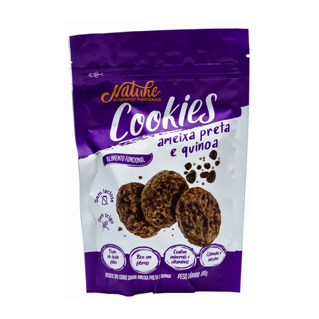 Biscoito natuhe cookie quinoa e ameixa 100g.