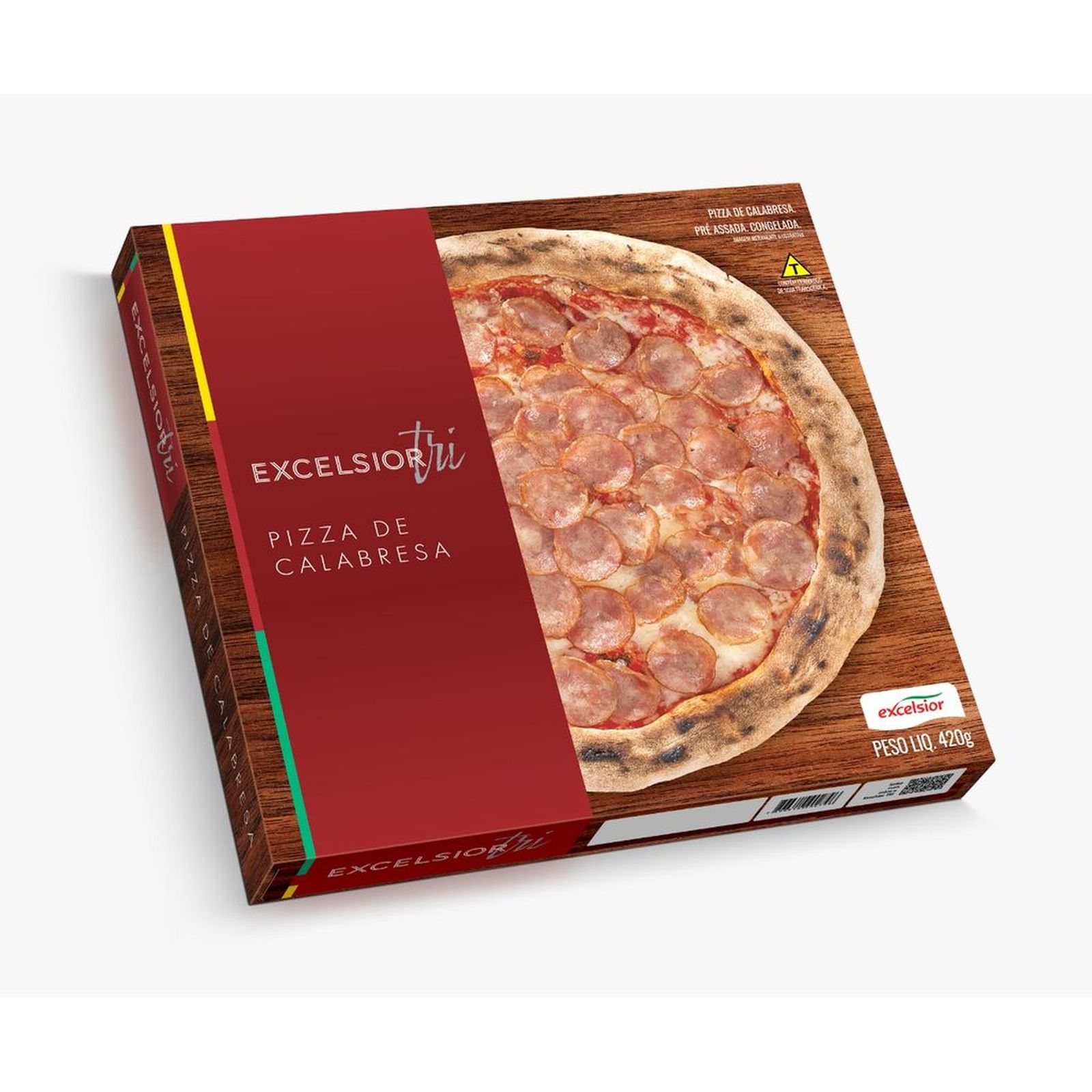 Pizza excelsior tri calabresa 420g