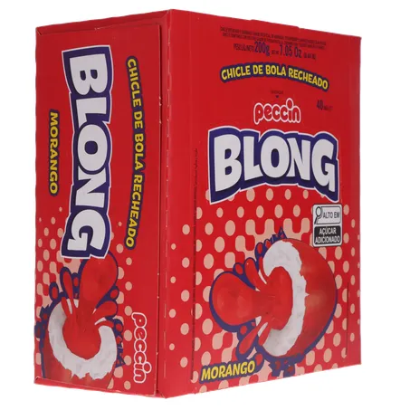 Chicle peccin blong morango 200g 360-31