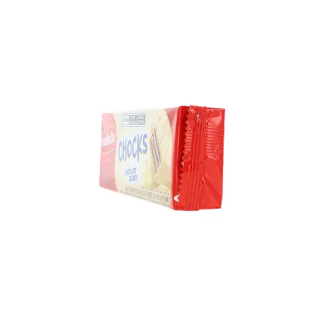 Wafer Recheio Chocolate Cobertura Chocolate Branco Isabela Chocks Pacote 100,8g 360-7