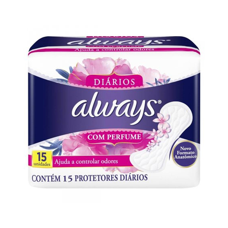 PROTETOR DIÁRIO ALWAYS C/PERFUME 15 UND