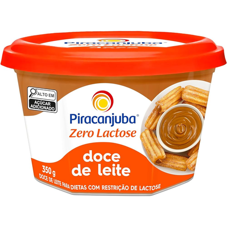 Doce de leite piracanjuba 350g zero lactose