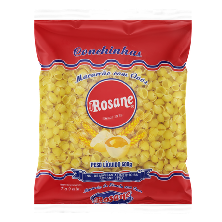 Massa semola conchinha rosane 500g