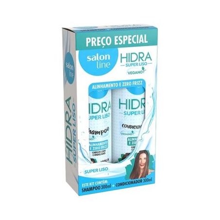 Kit hidra salon line sh+cond amido de milho 300ml.