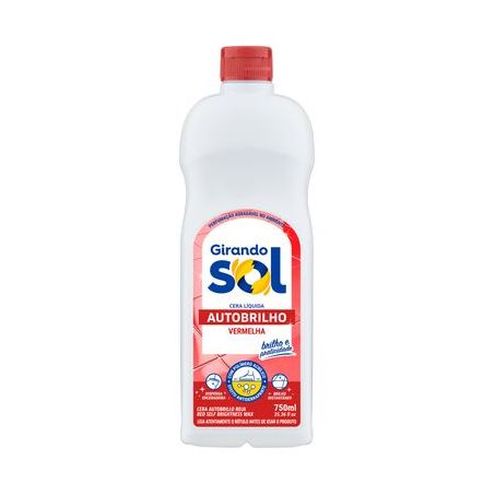 Cera líq. vermelha girando sol 750ml