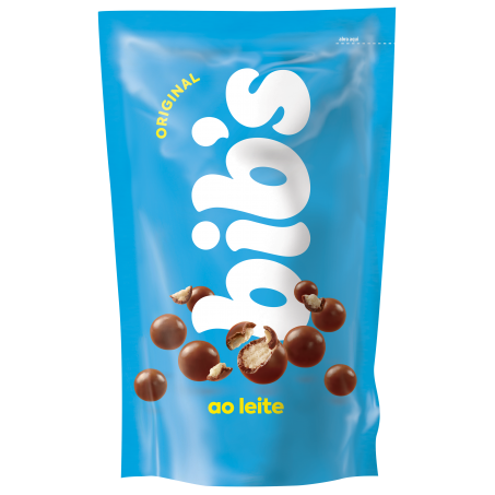 CHOCOLATE BIBS 120G AO LEITE