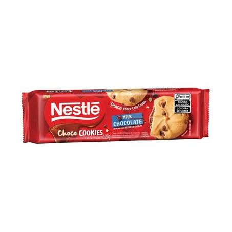 BISCOITO NESTLE CHOCO COOKIES 120G CHOCOLATE 