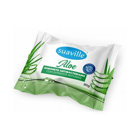 SABONETE SUAVILLE ANTIBACTERIANO ALOE 80G