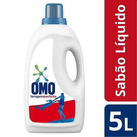 LAVA ROUPAS LÍQUIDO OMO LAVAGEM PERFEITA 5L