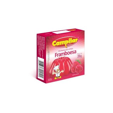 GELATINA FRAMBOESA CAMPILAR 20G