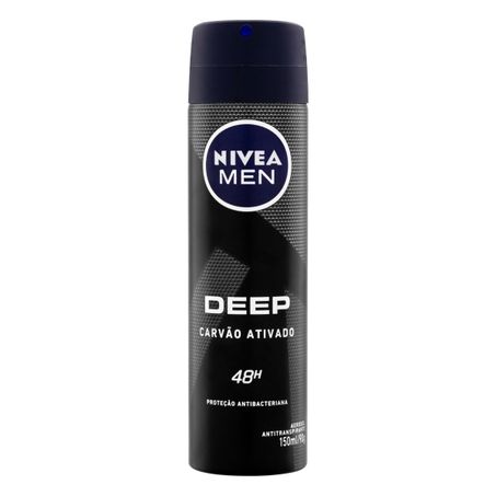 DESODORANTE AEROSSOL CARVÃO ATIVADO NIVEA MEN DEEP