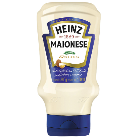 MAIONESE HEINZ C/OVOS CAIPIRA 390G