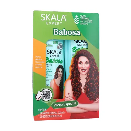Kit Skala Babosa Shampoo 325ml e Condicionador 325ml 
  360-35