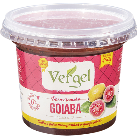 Doce de fruta vergel 400g goiaba