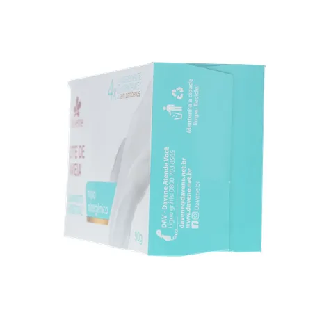 Sabonete Barra Vegetal Davene sem Perfume Leite de Aveia Clássico Caixa 90gr 360-7