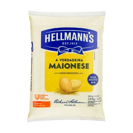 Maionese Hellmann's Sachê 2.8KG