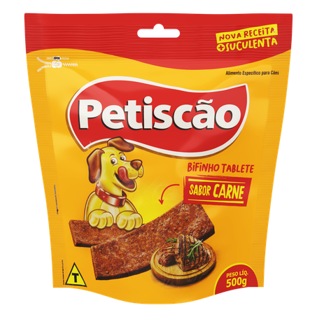 PETISCAO TABLETE NATURAL FARM BIFINHO DE CARNE 500G
