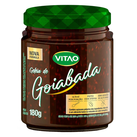 Geleia de Goiaba Vitao Zero Açúcar 180G