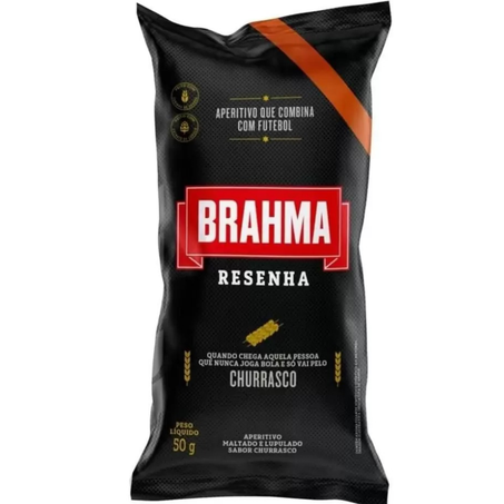 Salgadinho resenha brahma churrasco 50g