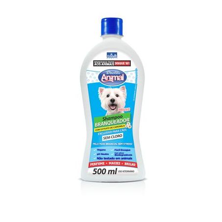 Shampoo Branqueador Doctor Animal Extrato de Camomila Frasco 500ml
