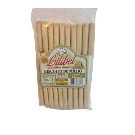 Biscoito Amanteigado Milho Lilibel 250G