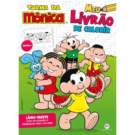 Livro Turma Monica Meu Livrao De Colorir