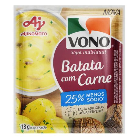 SOPA VONO BATATA CARNE 18G