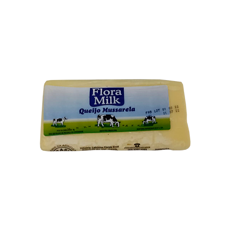 QUEIJO MUSSARELA FLORA PEDAÇO KG