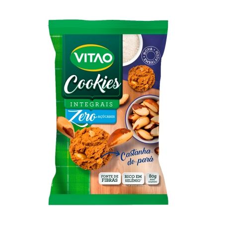 COOKIES ZERO CASTANHA DO PARA 120G - VITAO