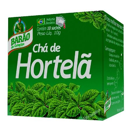 Chá Barão Hortelã Embalagem 10G