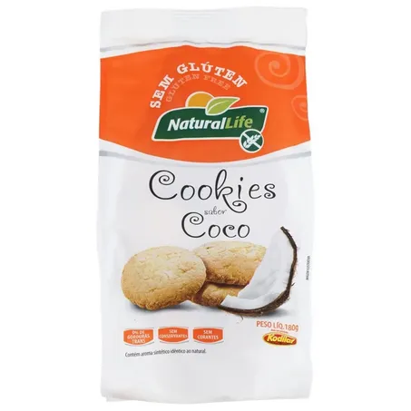 Bisc Natural Life Cookies 180g S/Gluten Coco