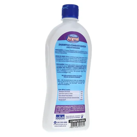 Shampoo Dr Animal 500ml Combate Queda 360-15