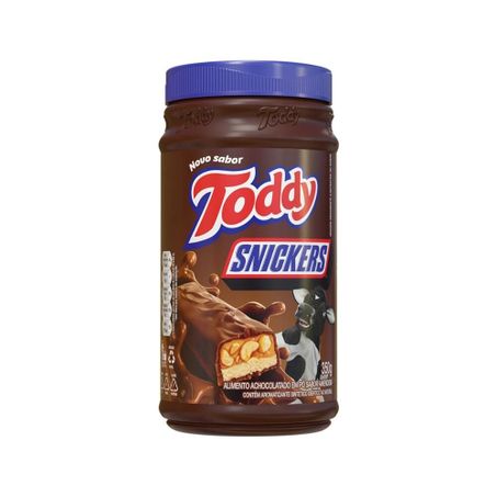 Achocolatado Em Pó Toddy Snickers Pote 350g 
 