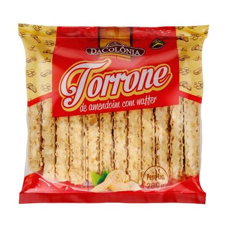TORRONE DE AMENDOIM DA COLONIA 200G