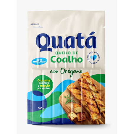 Queijo Coalho Quatá com Orégano 300G