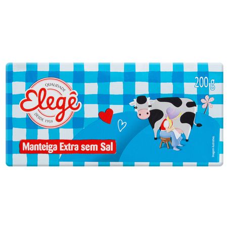 MANTEIGA EXTRA SEM SAL ELEGÊ